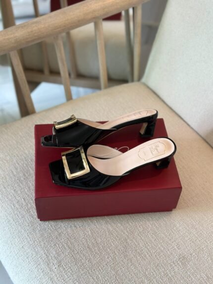 Roger Vivier Heeled Sandals Woman Black Shoes