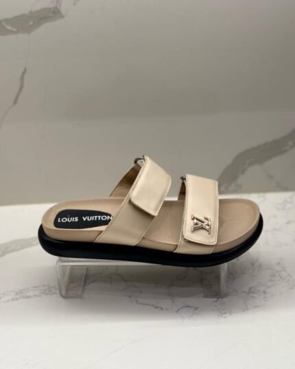 Louis Vuitton Slippers With Monogram Light Umber