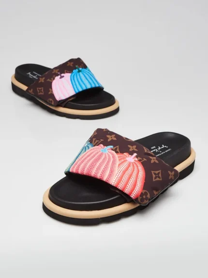 Louis Vuitton Pool Pillow Comfort Mule Slides Pumpkin
