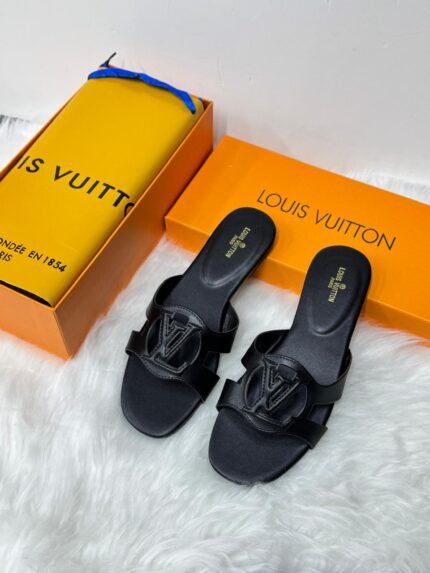 Louis Vuitton LV Isola Flat Mules Black