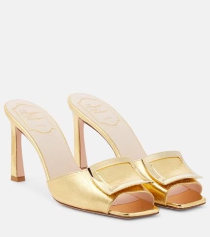 Roger Vivier Heeled Sandals Woman Golden