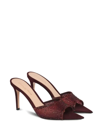 Gianvito Rossi 85mm Rania Sandals In Red