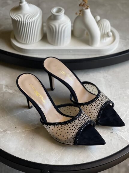 Gianvito Rossi 85mm Rania Sandals In Black