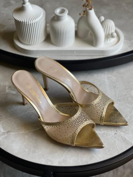 Gianvito Rossi 85mm Rania Sandals In Gold Metallic